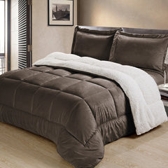Sherpa Comforter Set