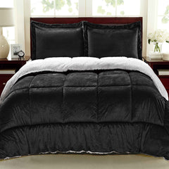 Sherpa Comforter Set