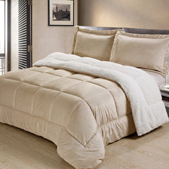 Sherpa Comforter Set