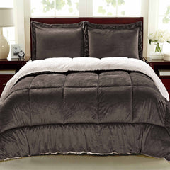 Sherpa Comforter Set