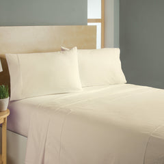 4 Piece Double Brushed Sheet Set - Assorted Colors