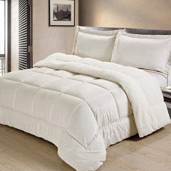 Sherpa Comforter Set